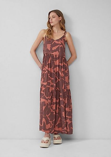QS Maxikleid Langes Viskosekleid günstig online kaufen