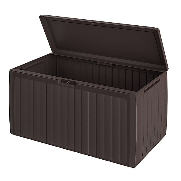 Gartenbox 290L Braun Board Plus mit Rollen wetterfest günstig online kaufen