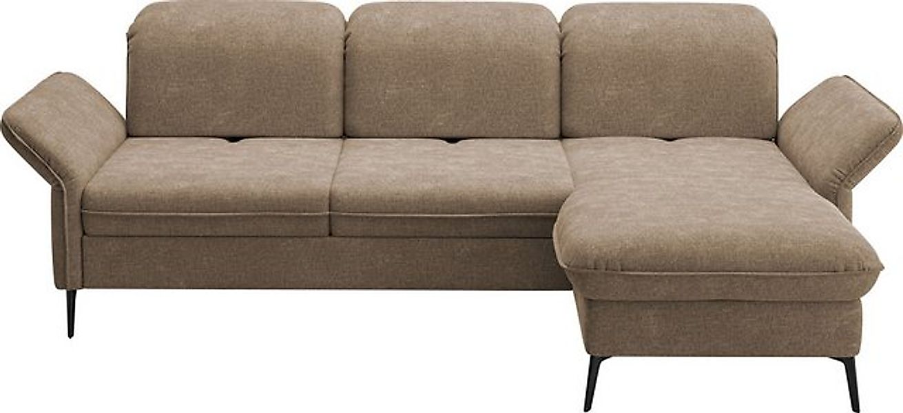 sit&more Ecksofa Emely, mit Sitztiefenverstellung optional mit Bettfunktion günstig online kaufen