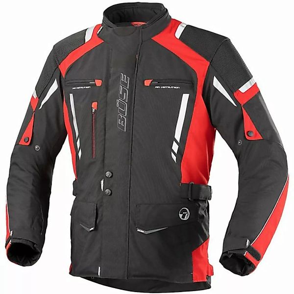 Büse Motorradjacke Büse Torino Pro Herren Jacke schwarz / rot S günstig online kaufen