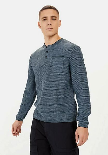 camel active Henleyshirt aus Baumwollmix günstig online kaufen