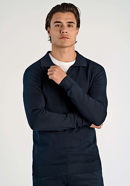 LINDBERGH Strickpullover mit Polokragen und mit Viskose günstig online kaufen