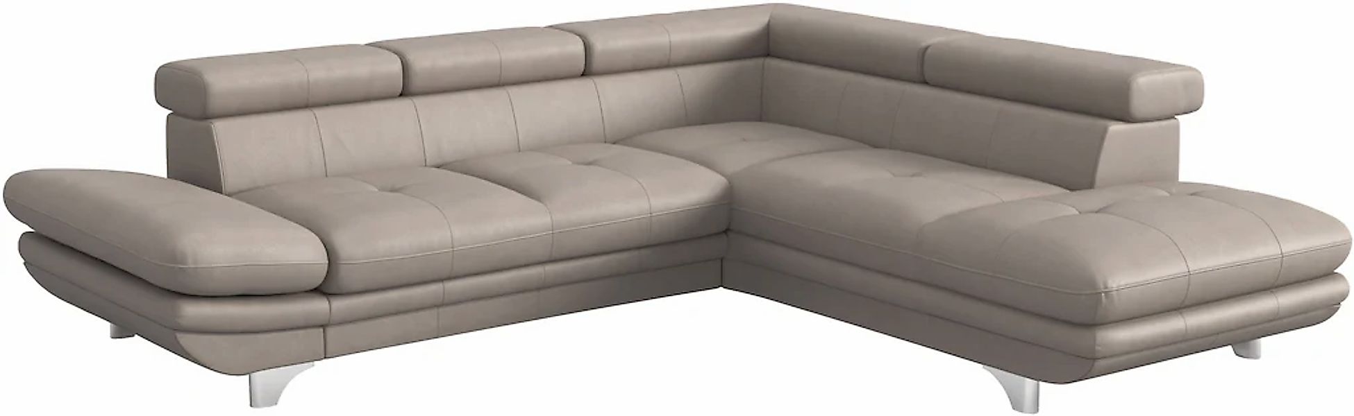 COTTA Ecksofa »Enterprise L-Form« mit Arm- & Kopfteilverstellung, wahlweise günstig online kaufen