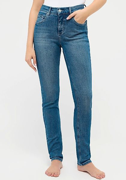 ANGELS Stretch-Jeans ANGELS JEANS SKINNY mid blue strong used 325 12.3358 - günstig online kaufen