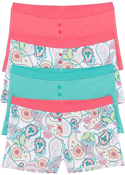 bonprix Boxer "Damen Boxer (4er Pack)" Packung, 4, 4 Stk. Damen Boxer (4er günstig online kaufen