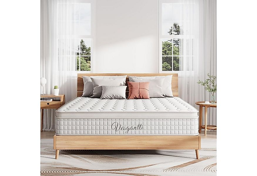 Taschenfederkernmatratze Federkernmatratze 30cm hoch H3 Kaltschaummatratze günstig online kaufen