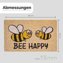 Entrando Fußmatte Kokosfußmatte, Rechteckig, Höhe: 15 günstig online kaufen