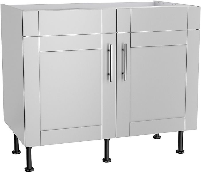 KOCHSTATION Spülenschrank "KS-Ahus", Breite 100 cm günstig online kaufen