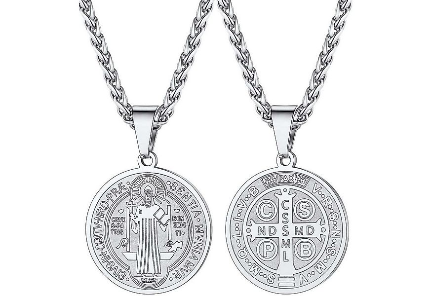 LuxusKollektion Kette und Anhänger Set Herren Benediktusmedaille Anhänger H günstig online kaufen