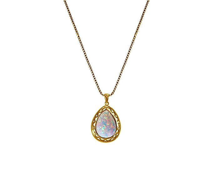 Edellis Kette mit Anhänger Weißer, Blauer günstig online kaufen