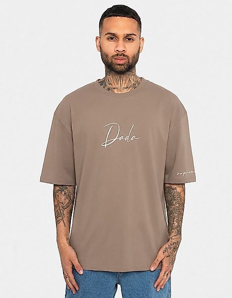 DADA Supreme T-Shirt Oversize Passform mit Frontstickerei und Supreme Ärmel günstig online kaufen