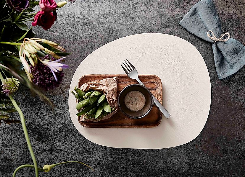 aida RAW Platzset »Buffalo«, (Set, 4 St.), 95 % Recycelleder günstig online kaufen