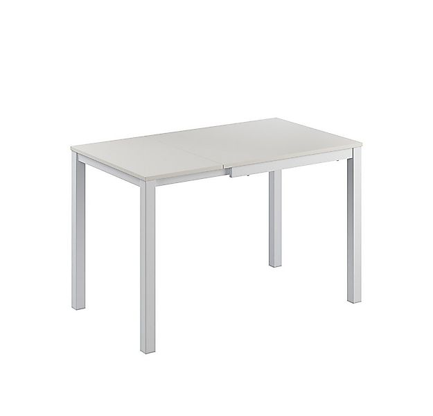 Vicco Esstisch Granny, Weiß, 120 x 70 cm ausziehbar günstig online kaufen