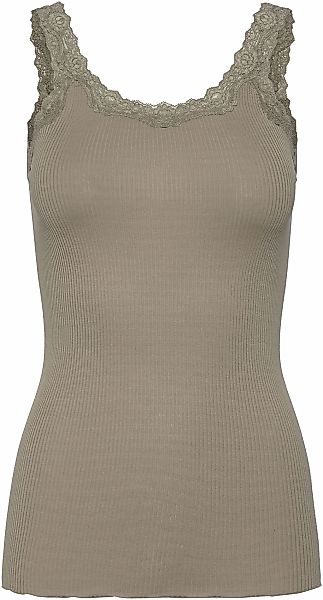 rosemunde Spitzentop "Babette Silk Top" umgedrehter Vintage-Spitzenbesatz, günstig online kaufen