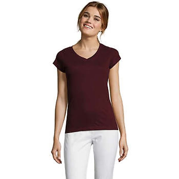 Sols  T-Shirt MOON COLORS GIRL-camiseta mujer cuello pico -  100% algodón günstig online kaufen