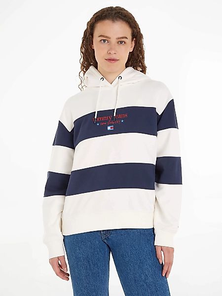 Tommy Jeans Kapuzensweatshirt "TJW RLX TJ NYC STRIPE HOODIE", mit Blockstre günstig online kaufen