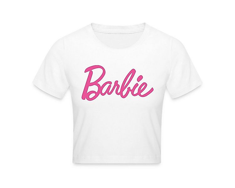 Spreadshirt T-Shirt Barbie Klassisches Logo Crop Top (1-tlg) günstig online kaufen