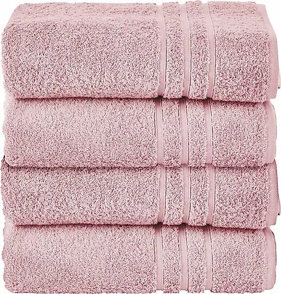 done.® Handtuch Set »Daily Uni«, (Set, 4 St., 4 Handtücher (50x100 cm), Uni günstig online kaufen