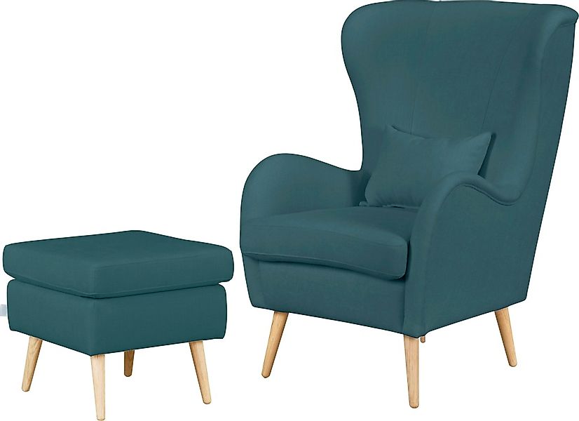 Home affaire Sessel "Salla auch in Fellimitat und Feincord, viele Bezugsart günstig online kaufen