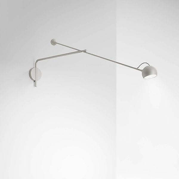 Artemide Ixa L LED-Wandleuchte justierbar weißgrau günstig online kaufen