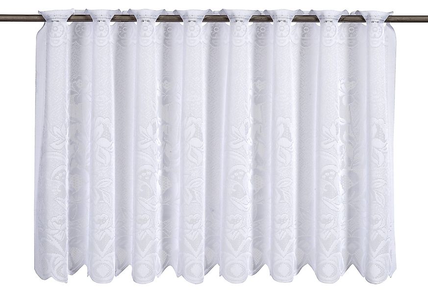 ELBERSDRUCKE Scheibengardine Bistrogardine 1129 weiß 60x160 günstig online kaufen