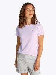 Tommy Hilfiger Rundhalsshirt "SLUB REG C-NK SS" mit Flammgarn-Struktur, mit günstig online kaufen