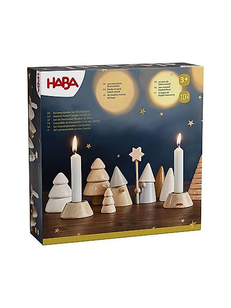 Haba Adventskranz Kerzenständer-Set Wichtelwald, Weihnachtskranz, Advent De günstig online kaufen