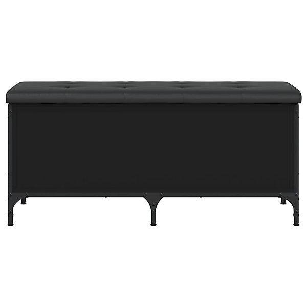vidaXL Sitzbank mit Stauraum Schwarz 102x42x45 cm Holzwerkstoff Modell 1 günstig online kaufen