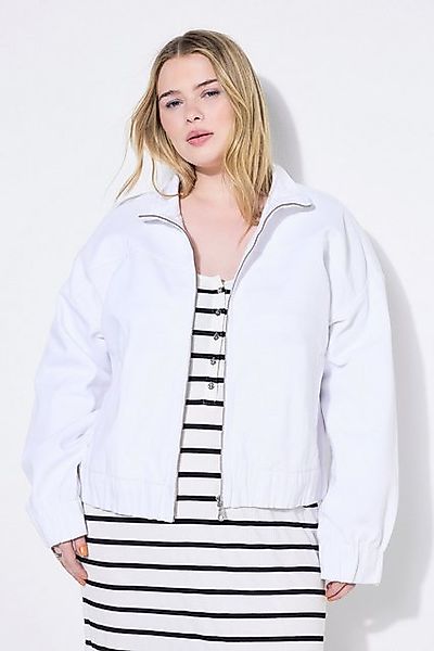 Studio Untold Kurzjacke Blouson oversized Jeans Elastiksaum günstig online kaufen