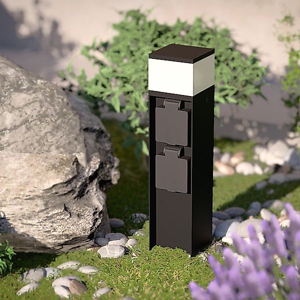 SSC-LUXon LED Gartenstrahler Pollerleuchte ZAVO schwarz günstig online kaufen