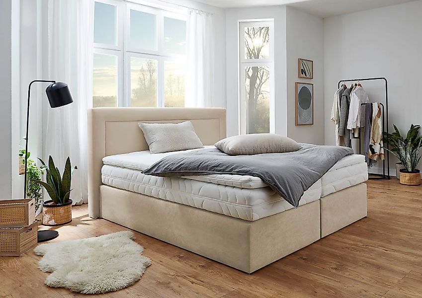 Westfalia Schlafkomfort Boxspringbett wahlweise mit Bettkasten und Topper günstig online kaufen