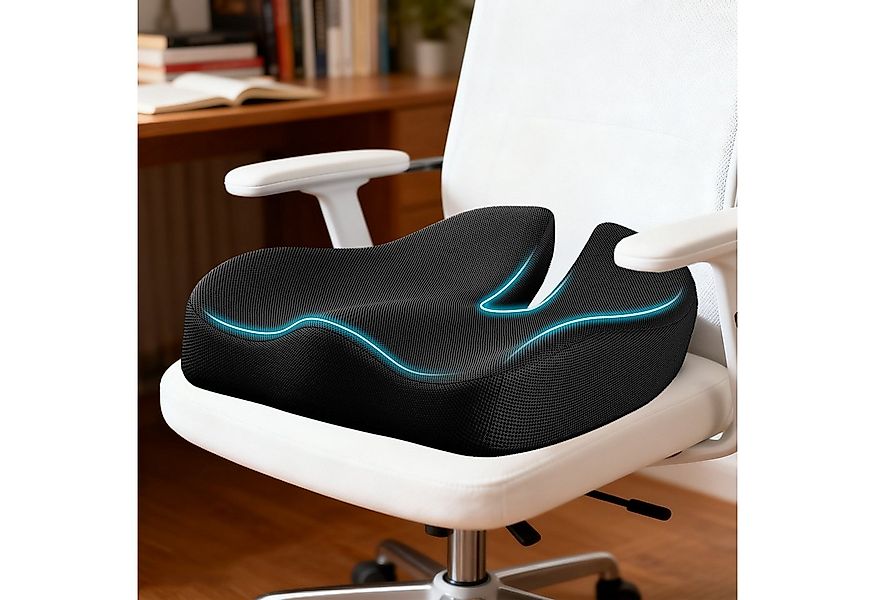 MODFU Sitzkissen Steißbeinkissen Bull Horn Sitzkissen Memory Foam Orthopädi günstig online kaufen