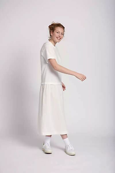 Tara Weißes T-shirt Kleid Frauen günstig online kaufen