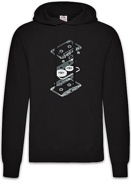 Urban Backwoods Hoodie Explosion Audio Cassette Herren Hoodie 80s Kassette günstig online kaufen