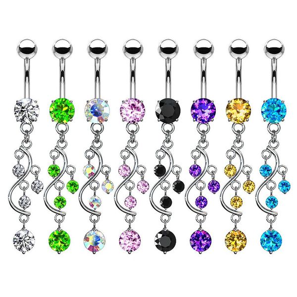 Taffstyle Bauchnabelpiercing Bauchnabelpiercing Banane Wein Anhänger günstig online kaufen