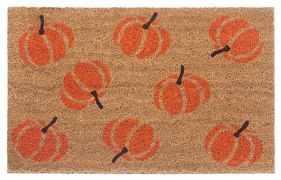 HANSE Home Fußmatte "Mix Mats Kokos Pumpkins, Türmatte" rechteckig 15 mm Hö günstig online kaufen