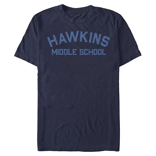 Netflix - Stranger Things - Hawkins Mid School - Männer T-Shirt günstig online kaufen