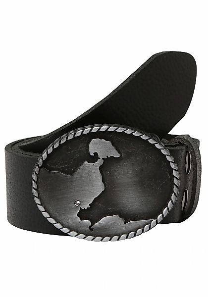 RETTUNGSRING by showroom 019 Ledergürtel Schließe "Neustadt Schwarz Satinie günstig online kaufen