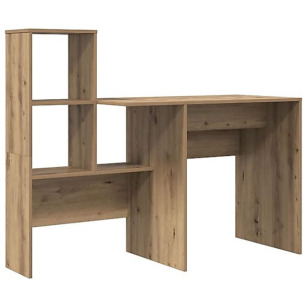 vidaXL Schreibtisch Schreibtisch mit Regal Eiche günstig online kaufen
