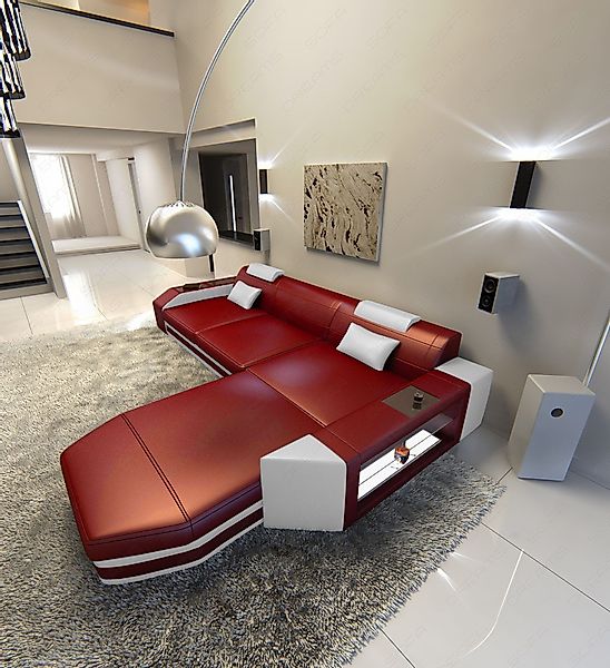 Sofa Dreams Ecksofa Ledersofa Prato L günstig online kaufen