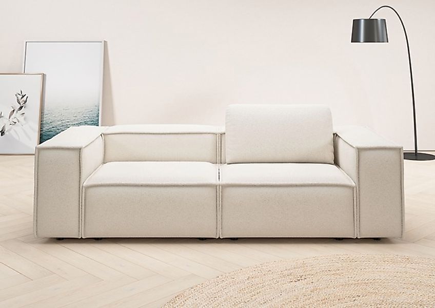 Home affaire 2-Sitzer »Watertown, modernes Sofa 246 cm breit, auch in Feinc günstig online kaufen