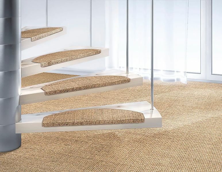 Dekowe Stufenmatte "Mara S2" halbrund 5 mm Höhe 100% Sisal, große Farbauswa günstig online kaufen