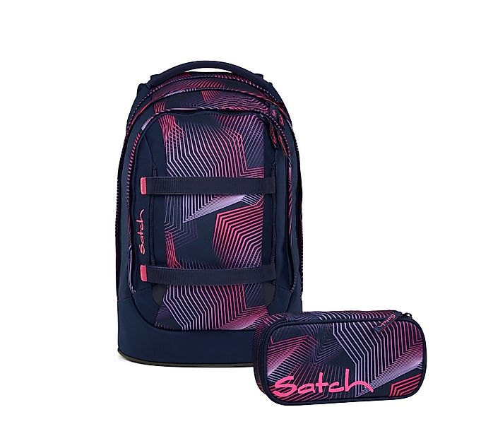 Satch Schulranzen Schulrucksack-Set PACK Seismic Pink günstig online kaufen