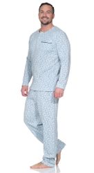 EloModa Pyjama Herren Thermo Pyjama lang günstig online kaufen