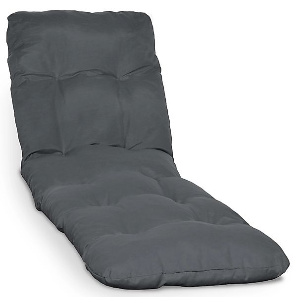 Beautissu Flair RL Rollliegenauflage 190x60x8cm Graphitgrau günstig online kaufen