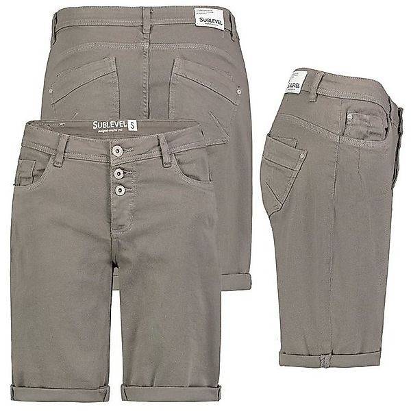 SUBLEVEL Bermudas Sublevel Damen Jeans Shorts Bermuda Kurze Hose Short Deni günstig online kaufen