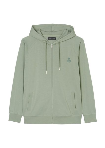 Marc O'Polo Sweatjacke mit großzügiger Kapuze günstig online kaufen