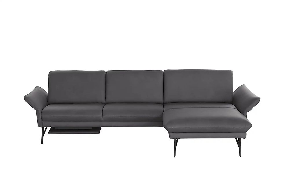 himolla Ecksofa Echtleder 1928 ¦ schwarz ¦ Maße (cm): B: 296 H: 85 T: 175.0 günstig online kaufen