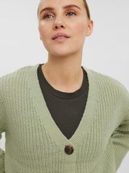 Vero Moda Strickjacke VMLEA LS V-NECK günstig online kaufen