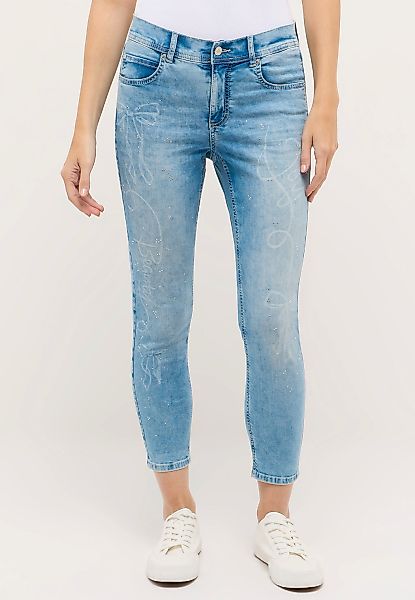 ANGELS 7/8-Jeans "Ornella Beauty" mit verspielten Details, Slim Fit günstig online kaufen